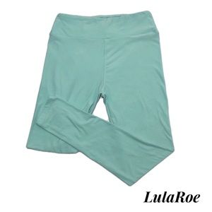 LulaRoe Solid Tiffany Blue Color Legging